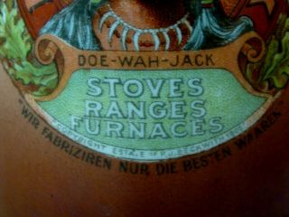 Round Oak Stoves Mug Doe - Wah - Jack Native American 1907 P D Beckwith Advertising 3