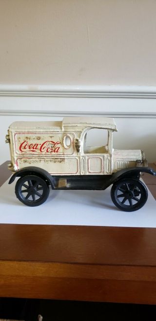 Vintage Coca Cola Cast Iron Truck