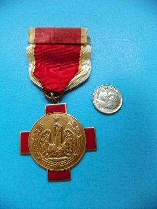 Wwii Louisiana National Guard Service Medal And Ribbon Bar