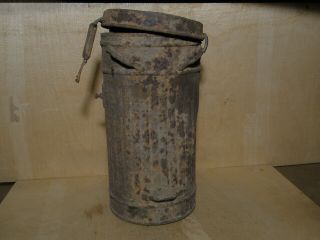 ww2 German army gas mask with canister. 2