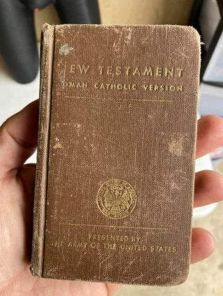 1941 Testament Book For The U.  S.  Army - Roman Catholic Version