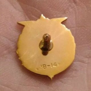 15 years of service John S Swift Co Company Pin button 14 K gold 3
