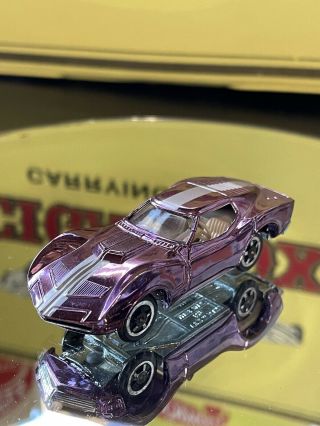 Rare Vintage Aurora Speedline " Cigar Box " Mako Shark 6103 Purple Chrome