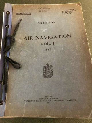 Ww2 Ap1234 Raf / Rcaf Air Navigation Vol 1 Air Ministry