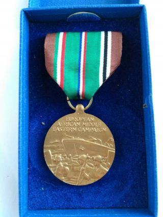 Wwii European African Campaign Medal Us Navy Issue Us