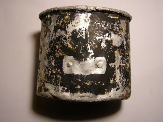 Ww Ii Ww2 Оriginal Relic Of а German Soldier.  Aluminum Mug From The Battlefield