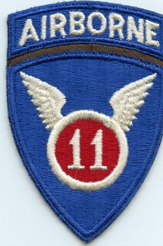 Wwii 11th Airborne Division One Piece Patch