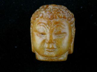 Exquisite Chinese Jade Hand Carved Buddha 