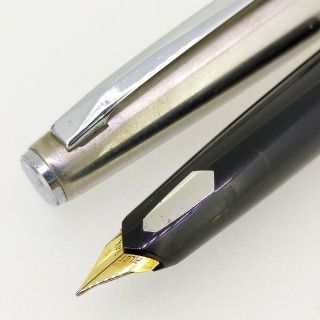Pilot Namiki Fountain Pen 14k Nib Metal Body Vintage Made In Japan