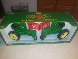 1/16 Scale John Deere 50 And 60 Series 50th Anniversary Collector Set