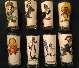 Looney Tunes Glasses,  Set Of 8
