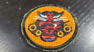 Wwii Us Army Tank Destroyer Patch Panther With 1 Tooth