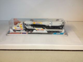 Extremely Rare 1970s Majorette No.  610 Rocket Transporter In Packaging