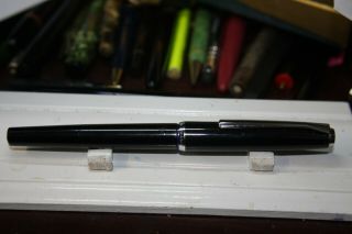 Pelikan Mk10 Fountain Pen Black Piston Filler Vintage Germany 1970’s