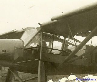 Port.  Photo: Best German General In Luftwaffe Fi.  156 Storch Liaison Plane