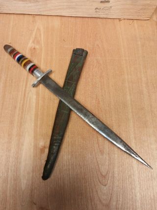 Wwii Theatre Made Knife Dagger Letter Opener
