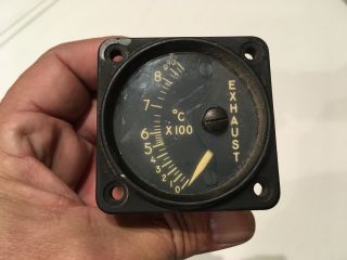 Vintage Wwii Air Force Airplane Flight Panel Gages 1940’s