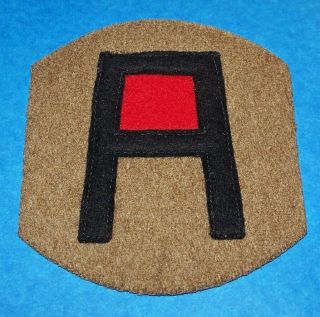 Thick Multi - Piece Wool Pre Ww2 1st Army Artillery Patch