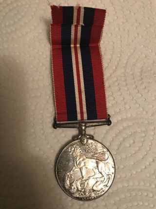 World War 2 Medal Britain With Ribbon 1939 - 1945 Georgivs Vi D G Br Omn Rex Et