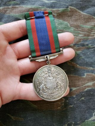 Silver Ww2 Canadian 1939 - 45 War Medal With Ribbon