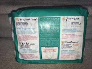 Rare Vintage 90 ' S Pampers Ultra Trainers Pants Diapers - Size 3 / 32 - 49 lbs 3