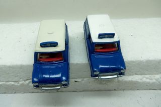 Dinky Toys 273 R.  A.  C.  Minivans x 2 Very Good Restorations 3