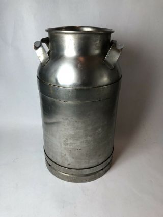 Vintage Stainless Steel Milk Can 5 Gallon Buhl Farm In - 5 Availab