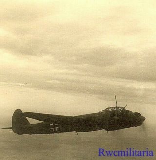 Best Aerial View Luftwaffe Ju - 88 Bomber On Mission Flying To Target (2)