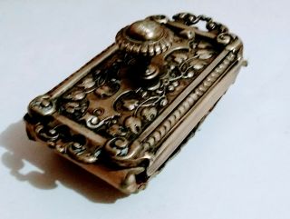 Sterling Silver Ornate Antique Victorian Ink Blotter - Lovely Piece