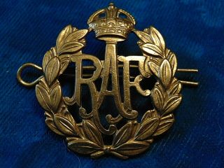 Raf Cap Badge Ww2 King 