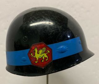 WWII Westinghouse Helmet Liner With 1950s 108th Training Command 3