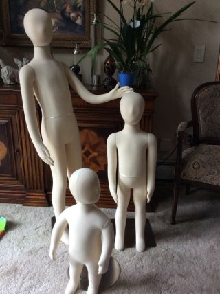 Children/toddler Full Mannequin Dress Maker Forms 53 " /42 " /38 " /27 " Tall U - Pik Sz