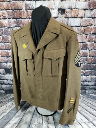 Vintage Wwii Us Army 85th Division Ike Jacket