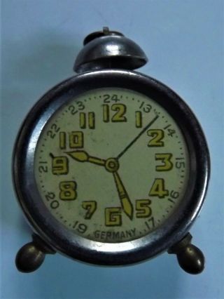 Vintage Germany Alarm Clock Pencil Sharpener