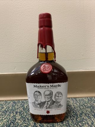 Maker’s Mark Bottle Bill Samuels Rob Samuels Signed
