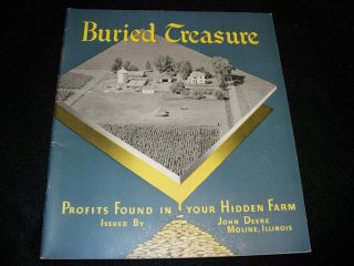 1943 John Deere Killefer " Buried Treasure " Brochure Panbreaker Combination Units