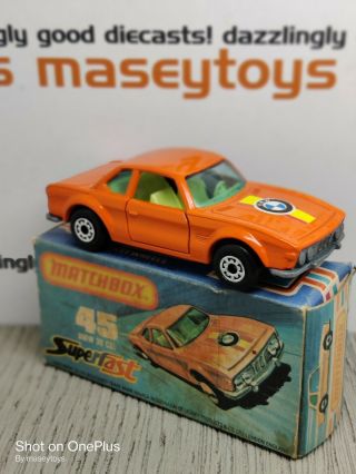 Matchbox Lesney Superfast No.  45d Bmw 3.  0 Csl Mib 1980 Vintage Diecast