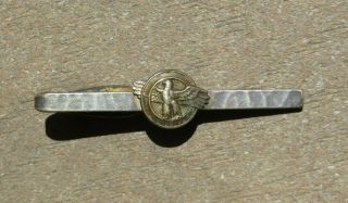 Ww2 Us Army Military Honorable Discharge Ruptured Duck Tie Bar Clasp