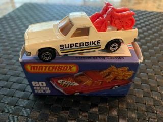 1977 Matchbox Vintage/hard To Find Superfast 60 Holden Pick - Up