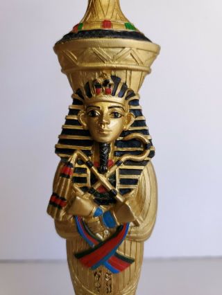 Vintage Egyptian King Tut Letter Opener 8.  5 Inches