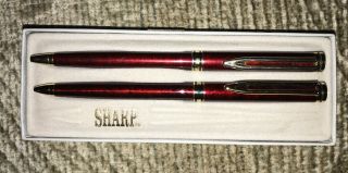 Sharp Pen & Mechanical Pencil Set All Vintage 70 