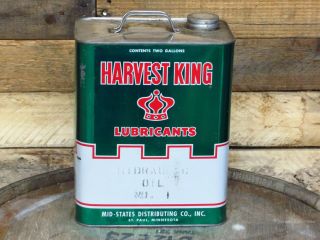 Harvest King 2 Gallon Motor Oil Lubricant Can