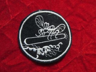 Ww 2 Pt Boat Patch Us Navy Mosquito Boat Wool Pt109 3 Inch Torpedo W/ Store Tag