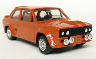 Luso Toys 1/43 Scale M - 17 Fiat 131 Abarth Dark Orange Diecast Model Car