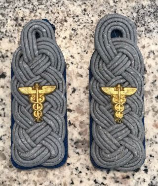Ww2 Luftwaffe Officers Shoulder Boards With Devices