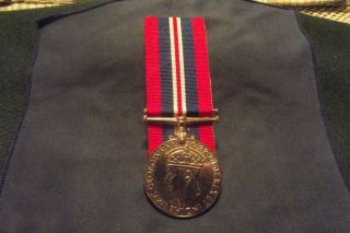 Ww Ii Medal The War Medal With Ribbon.  Court Mounted.