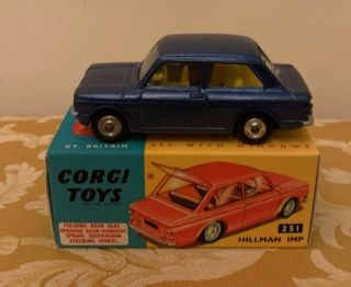 Corgi Toys No.  251 Hillman IMP Perfect Older Code 3 w/ Box 2
