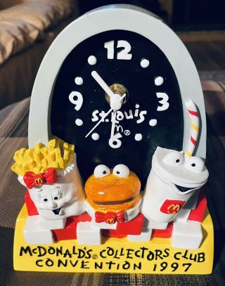 Mcdonalds Collectors Club Convention 1997 Clock