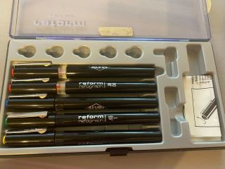 Alvin Reform Refograph Technical Pen 4 Sizes Case Germany No Ink
