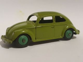 Dinky Meccano Diecast Toys 181 Volkswagen Vw Beetle Car Lime Green No Box